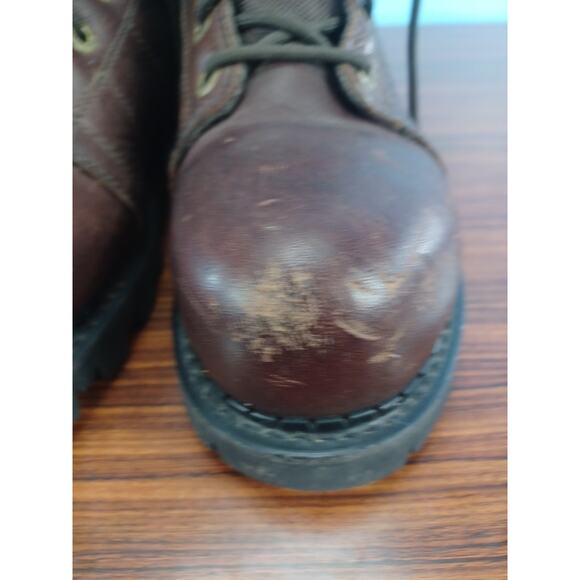 Wolverine Guardian CSA Steel Toe Work Boots Size 10 Oil Resistant Dark Brown
